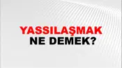 Yassılaşmak