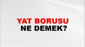 Yat Borusu
