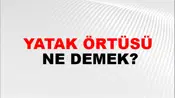 Yatak Örtüsü