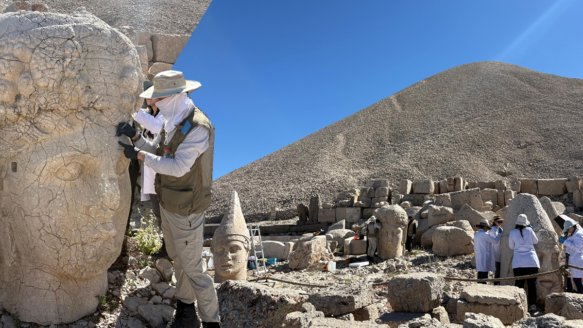 Nemrut'un heykellerine koruma kalkanı