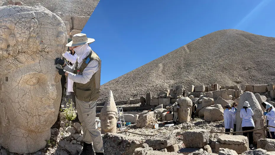 Nemrut'un dev heykellerine 5 yıllık koruma kalkanı