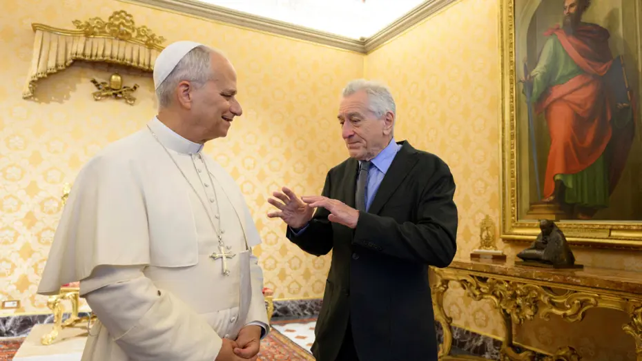 Papa, Robert De Niro ile görüştü