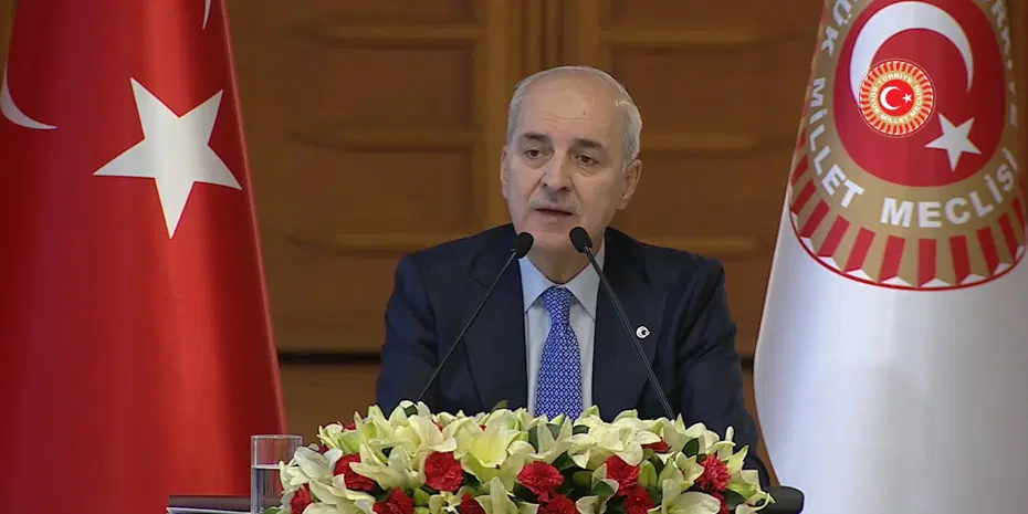 TBMM Başkanı Kurtulmuş: Terörsüz Türkiye yasasının uygulanması için örgüt silah bırakmalı