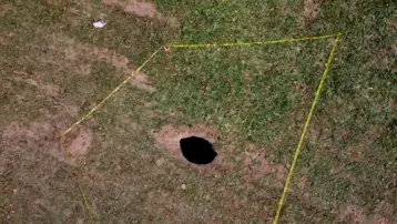 Pancar tarlasında yeni obruk oluştu