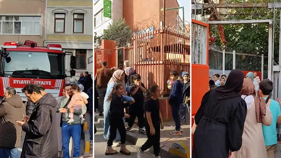 Okulda duman paniği! Öğrenciler tahliye edildi, veliler okula koştu