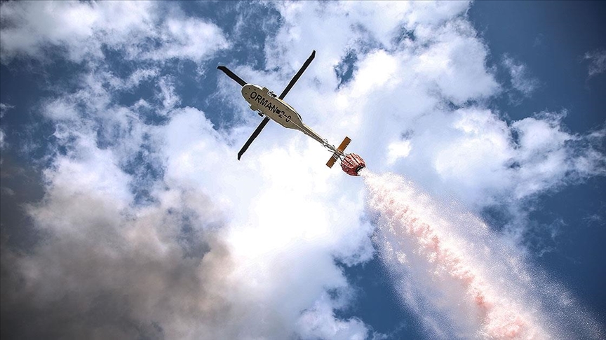 Orman yangınlarına hazırlık: Hava filosu 119 helikopter, 28 uçak ve 14 İHA'ya ulaştı