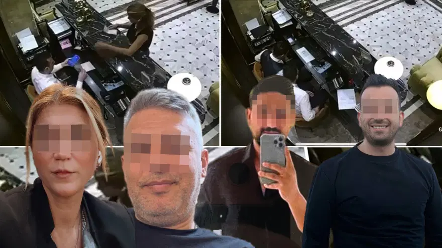 Resepsiyondaki kamera her şeyi kaydetti, dev vurgun ortaya çıktı 