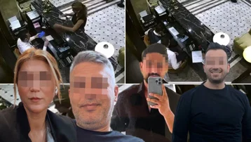 Resepsiyondaki kamera her şeyi kaydetti, dev vurgun ortaya çıktı