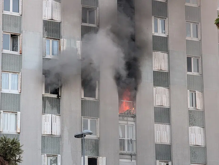 Paris yakınlarında bir apartmanda çıkan yangında 25 kişi yaralandı