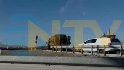 NTV ekibi Patriot parçalarını görüntüledi. Kısım kısım Malatya'ya taşınıyor