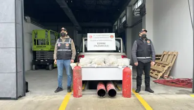 Pazarkule Sınır Kapısı'nda esrar ele geçirildi