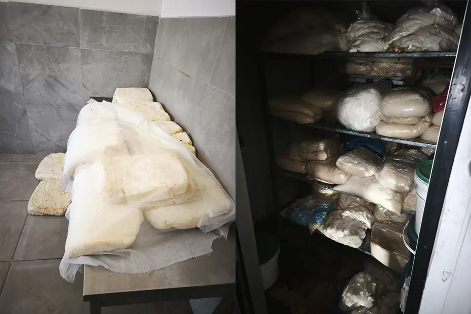 9 ton bozuk süt ve süt ürünü ele geçirildi