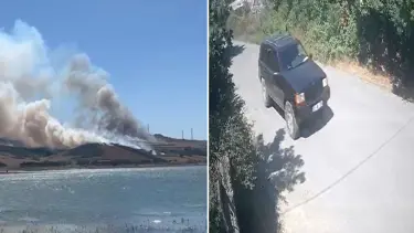 İstanbul'da piknik ateşiyle yangına neden olanlar eşyalarını toplayıp kaçtı