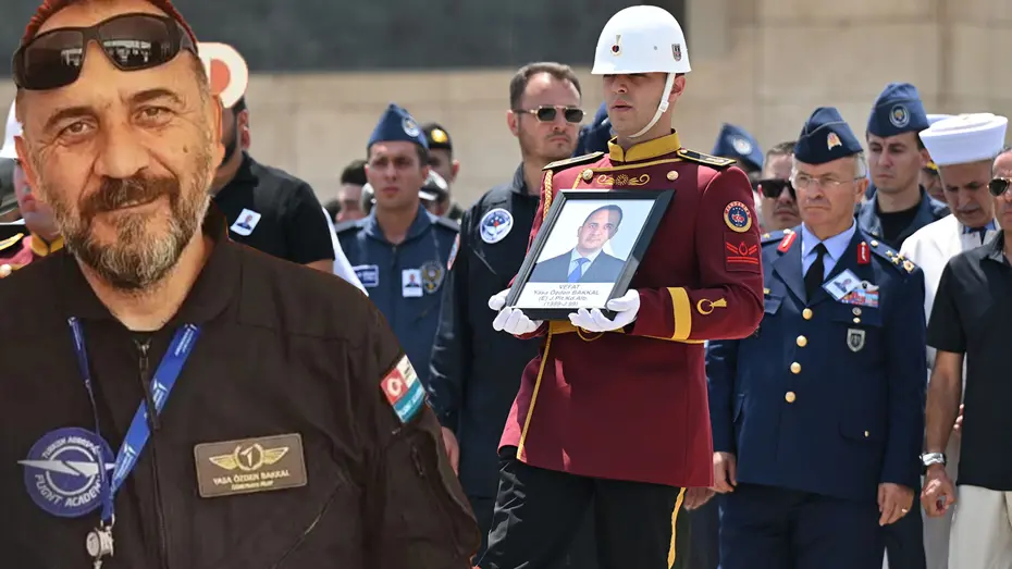 Helikopter kazasında hayatını kaybeden pilota acı veda