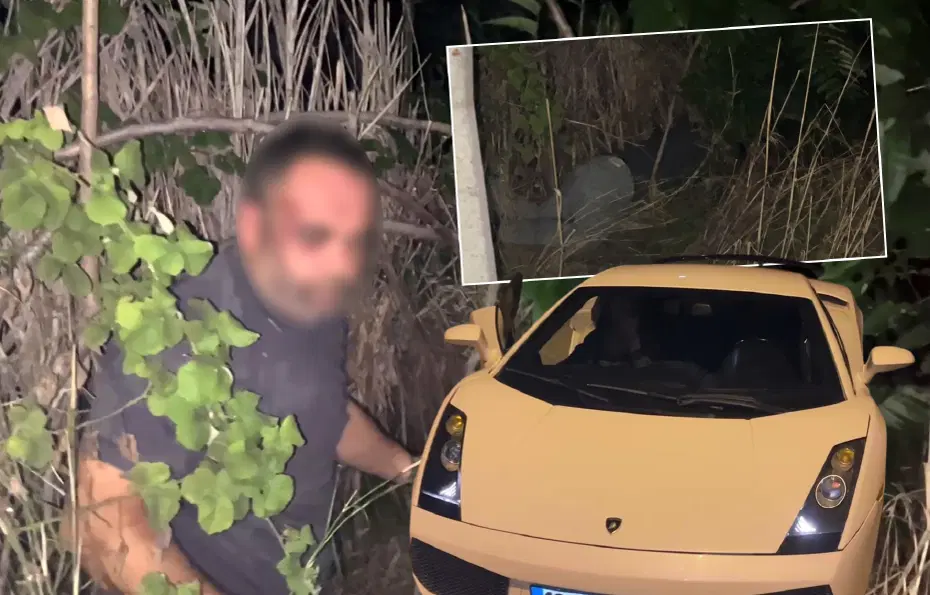 10 milyonluk lüks araçla kaçtı, çalılıkta uyurken bulundu. 