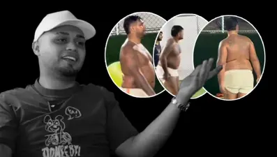 Mikrofonu bıraktı, kramponu giydi. Bu kez şarkıyla değil maç görüntüsüyle gündemde