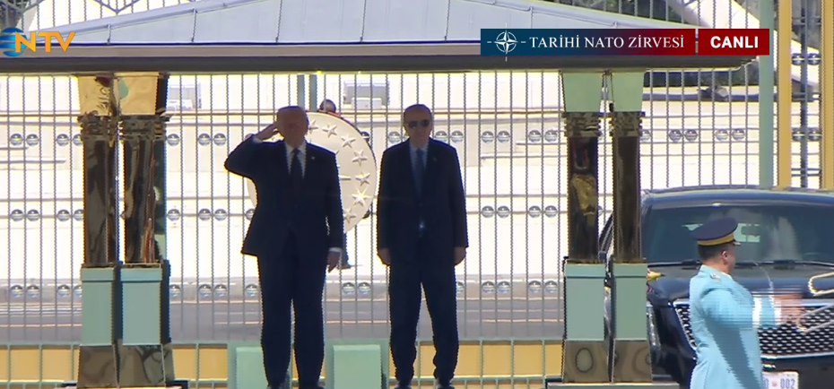Cumhurbaşkanı Erdoğan, Beştepe'de Trump'ı karşıladı