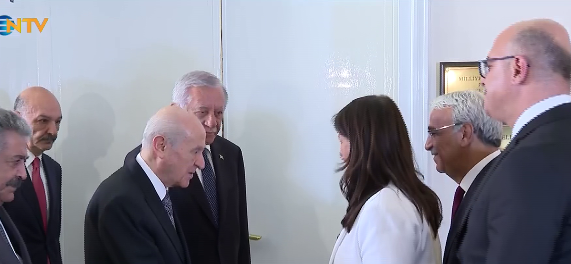 DEM Parti heyetinden Bahçeli'ye ziyaret