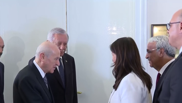 DEM Parti heyetinden Bahçeli'ye ziyaret