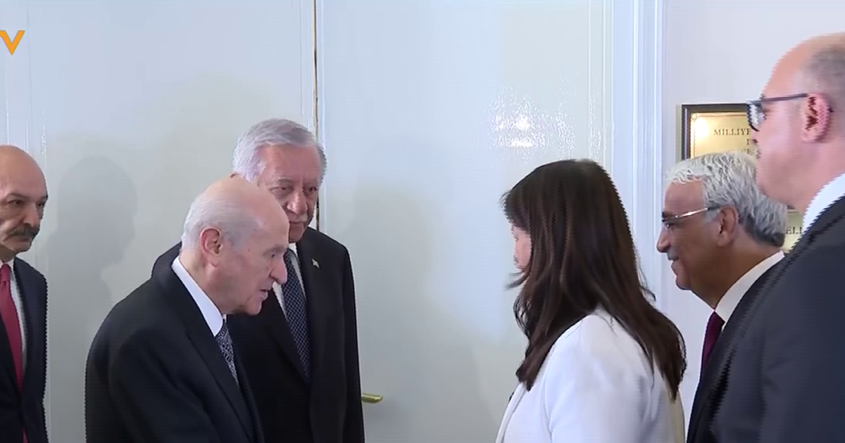 DEM Parti heyetinden Bahçeli'ye ziyaret
