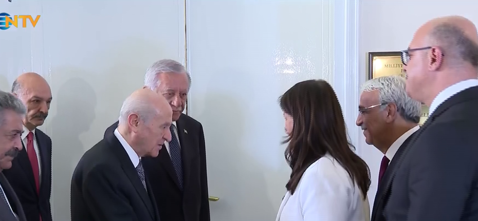 DEM Parti heyetinden Bahçeli'ye ziyaret
