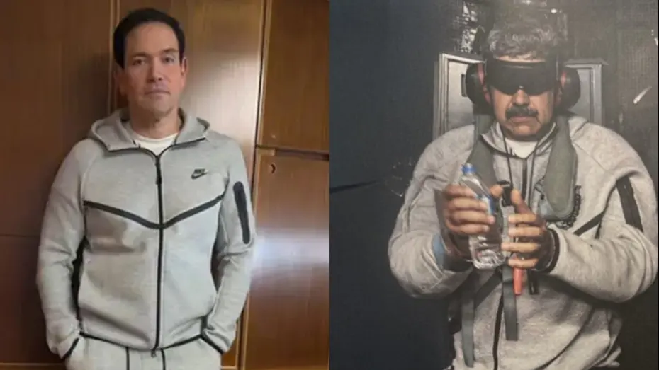 Rubio’dan Maduro eşofmanı açıklaması. 