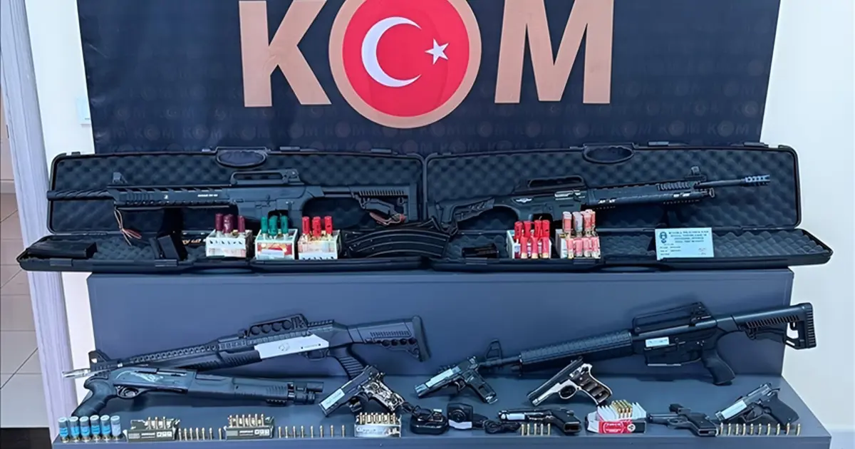 2025'te 110 binden fazla ruhsatsız silaha el konuldu