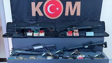 2025'te 110 binden fazla ruhsatsız silaha el konuldu
