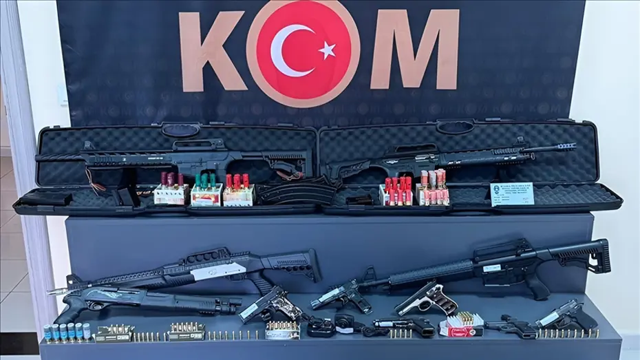 2025'te 110 binden fazla ruhsatsız silaha el konuldu