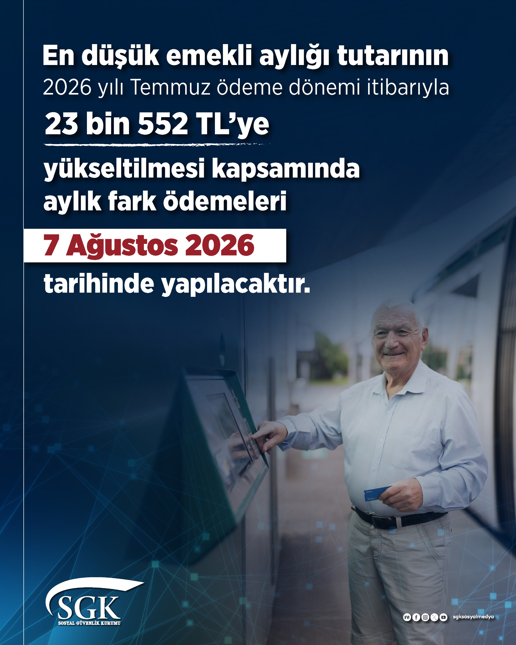 Emekli maaş farkının hesaplara yatacağı tarih belli oldu 2