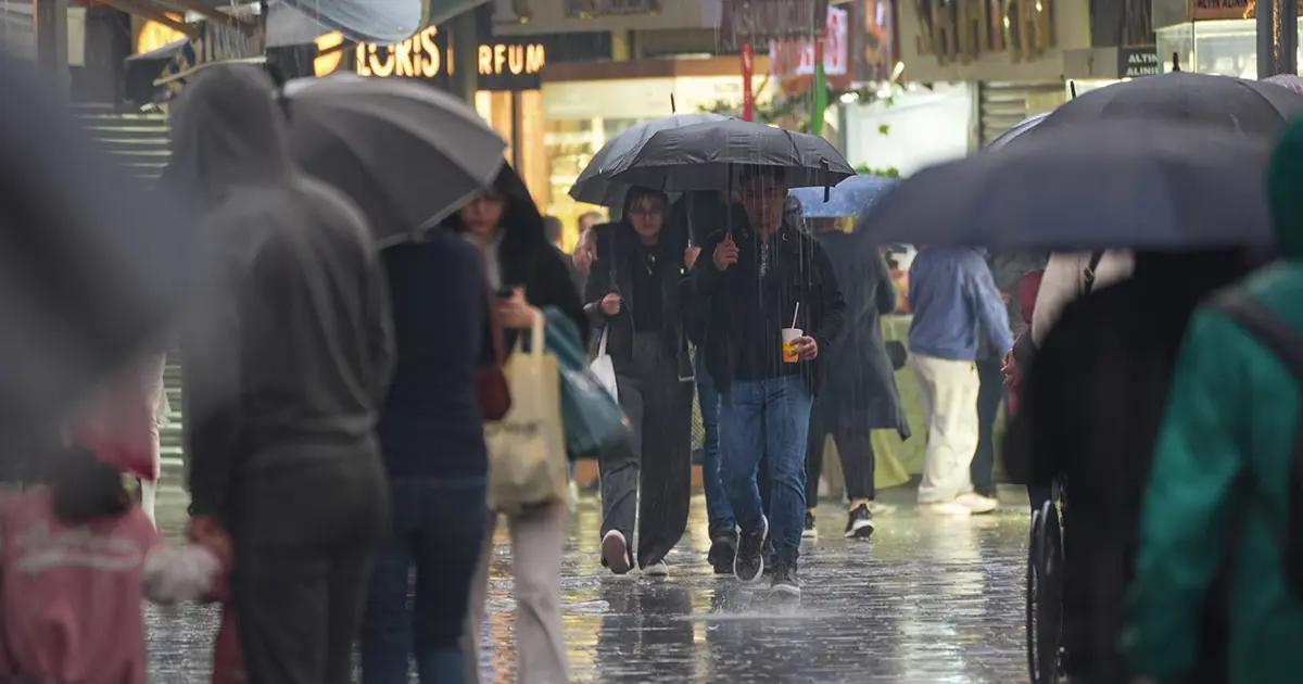 Sağanak yağış geliyor
