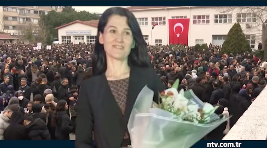 Fatma Nur öğretmen hayatını kaybetti. Öğretmenler şiddet protestosu düzenledi