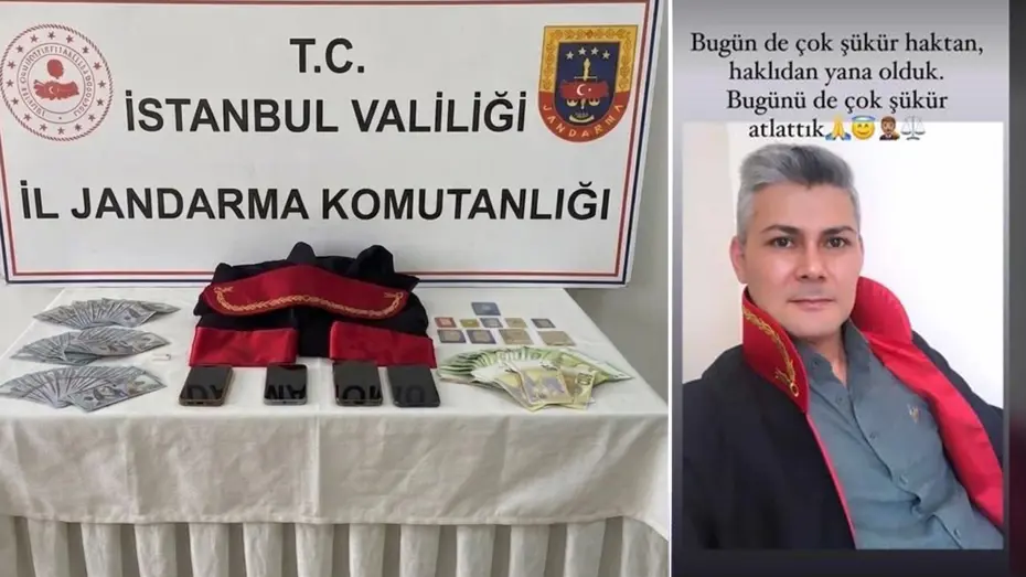 Hakim kılığında milyonluk vurgun. Komşuları ve eşi bile hakim sanıyormuş