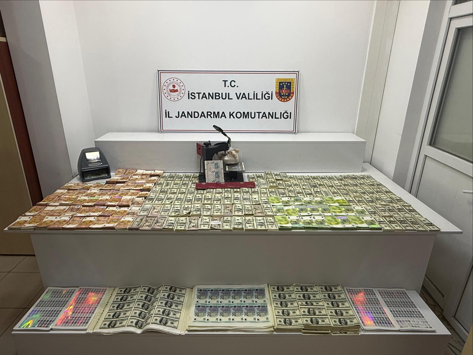 Esenler'de sahte 1,2 milyon dolar ve 655 bin euro ele geçirildi