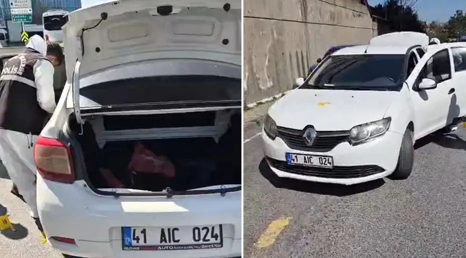 İstanbul İsrail Konsolosluğu önünde çatışma: Saldırganlar bu araçla geldi