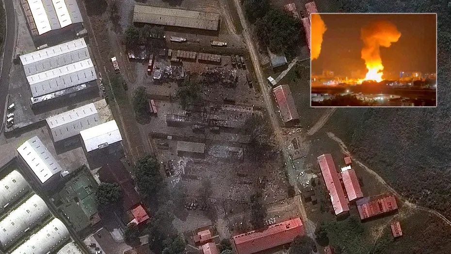 Venezuela'daki tahribat uydu görüntülerinde 