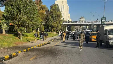 Şam'da otel önünde patlama