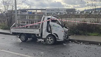 Yağmur nedeniyle kayganlaşan yol can aldı