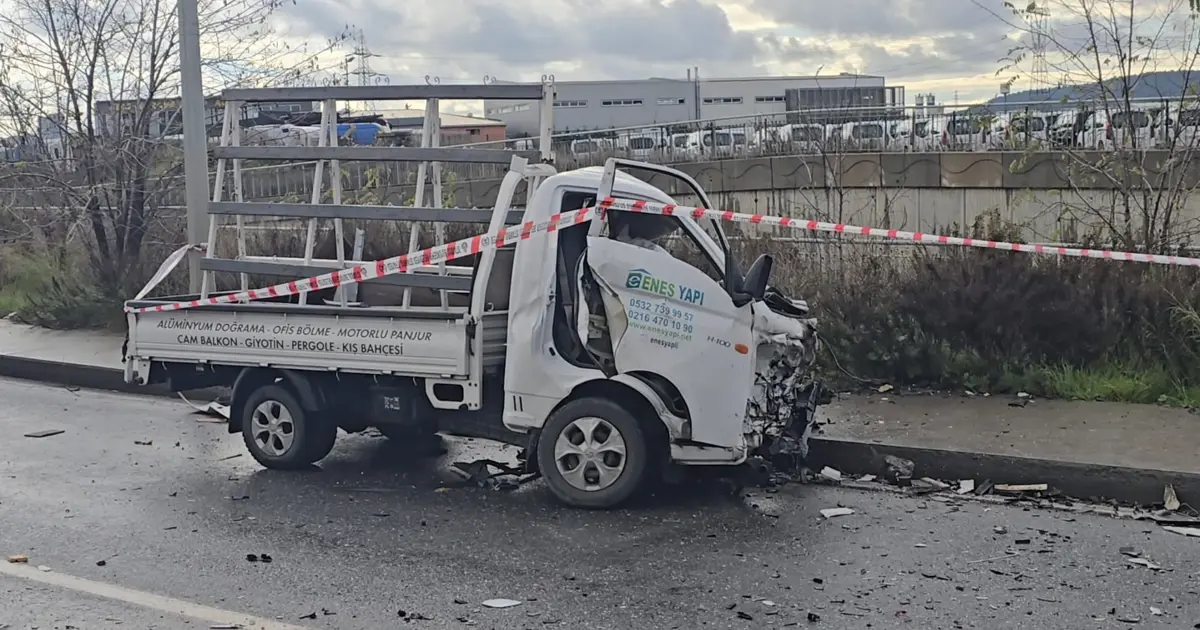 Yağmur nedeniyle kayganlaşan yol can aldı