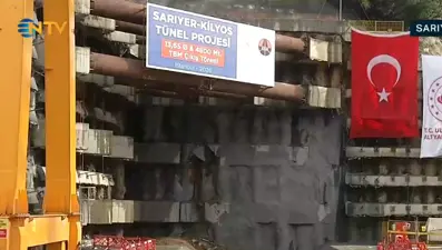 Sarıyer-Kilyos Tüneli'nde ışık göründü. İstanbul'da 35 dakika süren yol 5 dakikaya düşecek