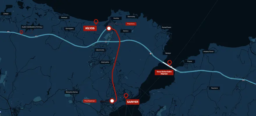 Sarıyer-Kilyos Tüneli'nde ışık göründü. İstanbul'da 35 dakika süren yol 5 dakikaya düşecek 1 Sarıyer-Kilyos Tüneli'nde ışık göründü. İstanbul'da 35 dakika süren yol 5 dakikaya düşecek 1