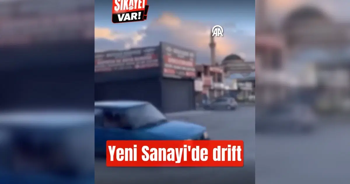 Kayseri'de drift atan sürücüye 140 bin lira ceza uygulandı