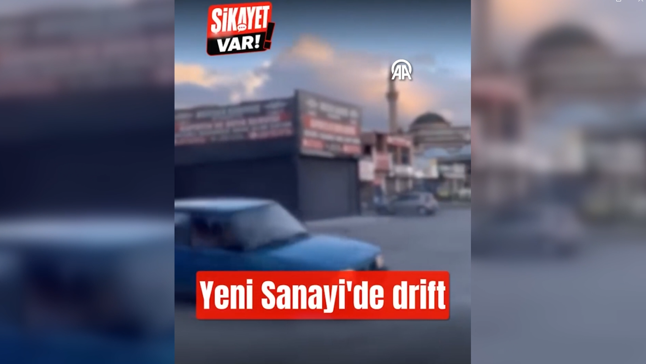 Kayseri'de drift atan sürücüye 140 bin lira ceza uygulandı