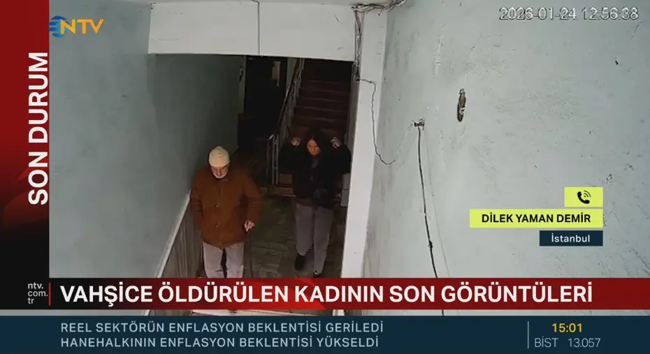 Kesik baş cinayeti. Katledilen kadının son görüntüsü!
