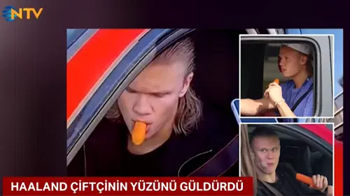 Yıldız futbolcu Haaland havuç yedi, Norveç'te satışlar patladı