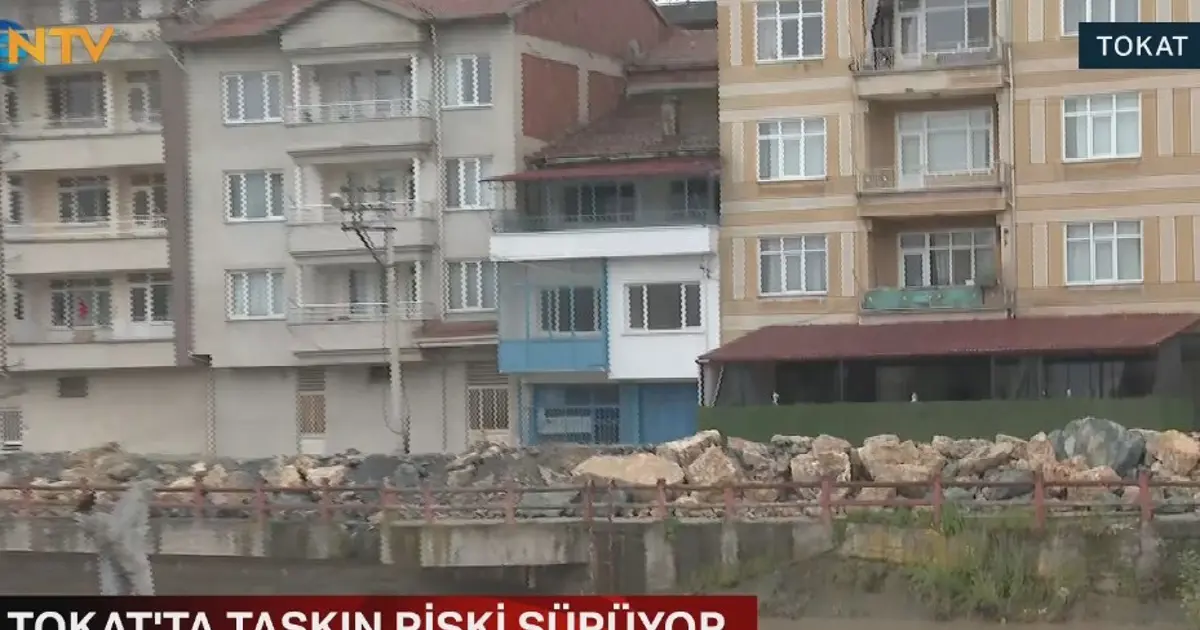 Tokat'ta taşkın riski sürüyor: Turhal'da 15 mahalle ve 7 köy geçici olarak tahliye edildi