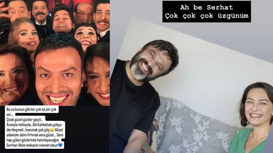 Dostları ve rol arkadaşlarından Serhat Mustafa Kılıç'a hüzünlü veda. "Hoşçakal Ergun Plak" 4