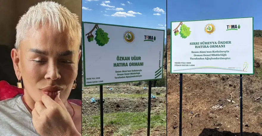 Sezen Aksu vefat eden dostlarının adını ormanlarda yaşatıyor. 10 farklı bölgede 50 bin fidan dikildi 1