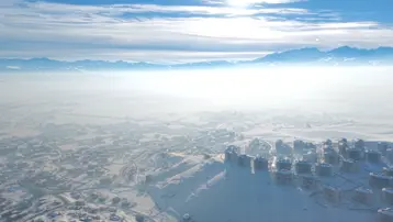 Yoğun sisten göz gözü görmüyor. Uçak seferleri iptal edildi