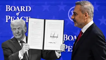 Dışişleri Bakanı Hakan Fidan, Gazze Barış Kurulu belgesini imzaladı